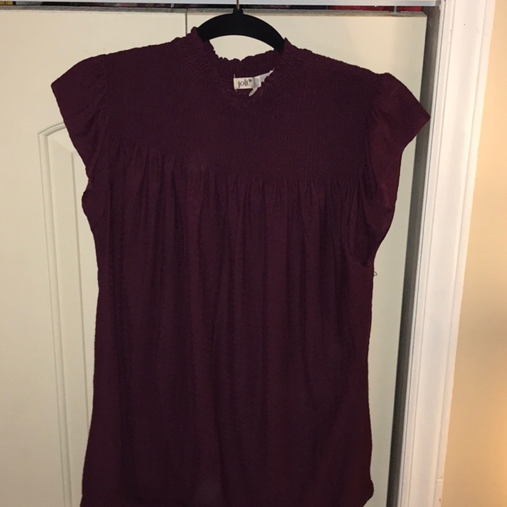 Maroon blouse